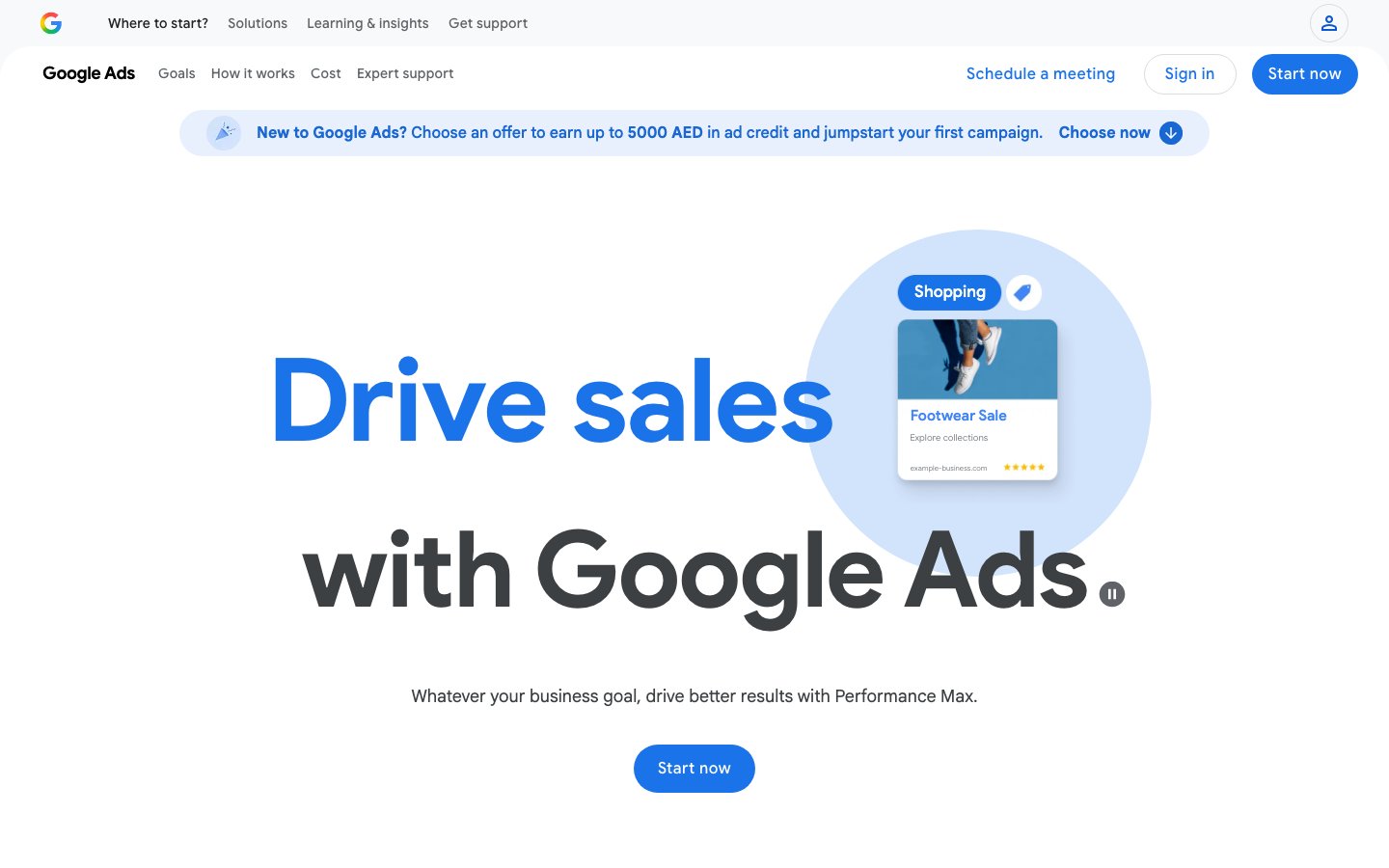 Google Ads interface