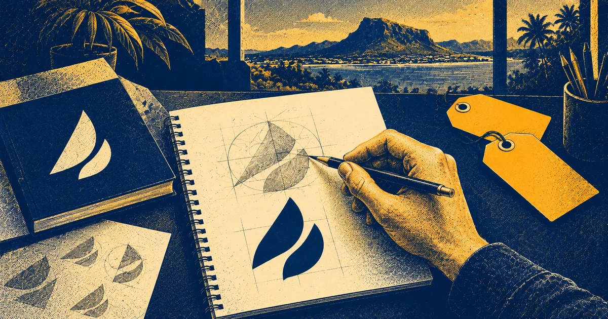 Design de logo à Maurice : ce que coûte réellement un logo professionnel