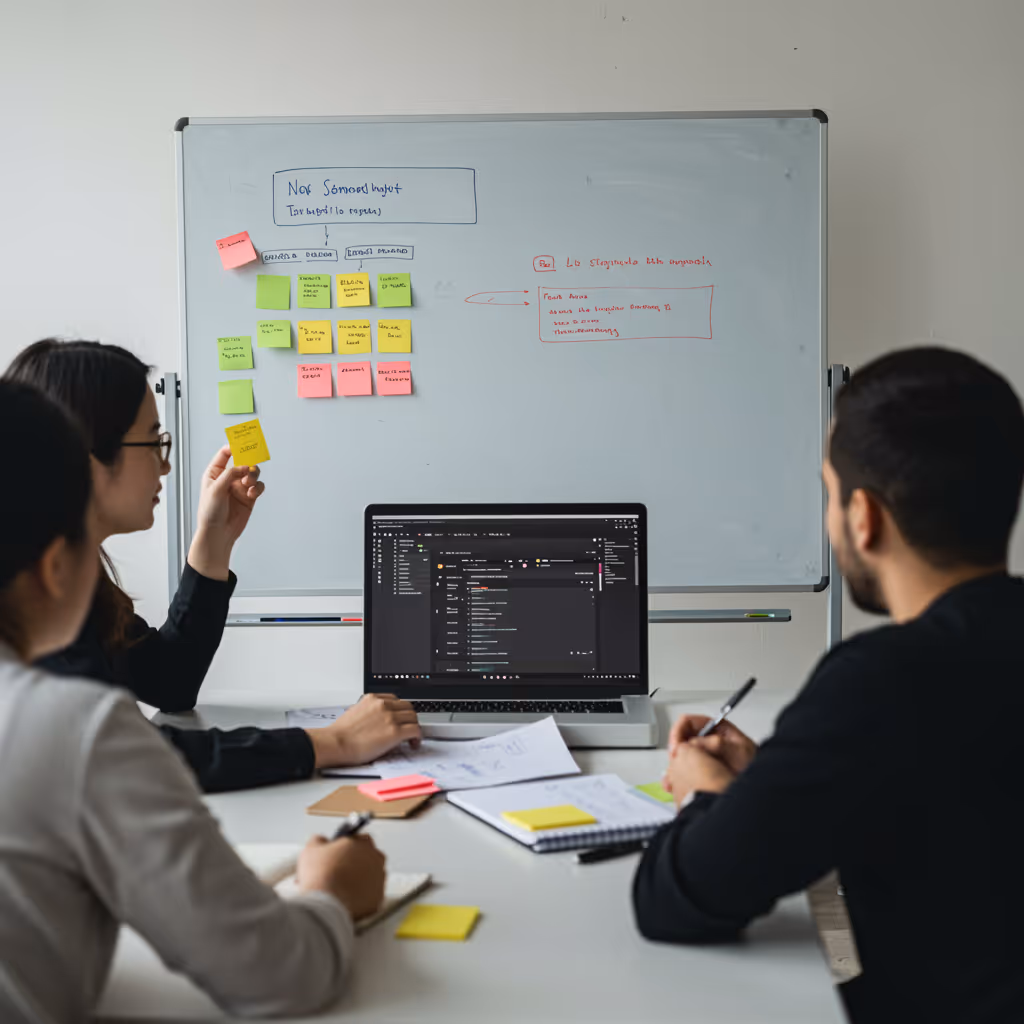 Nous nous mettons au travail
