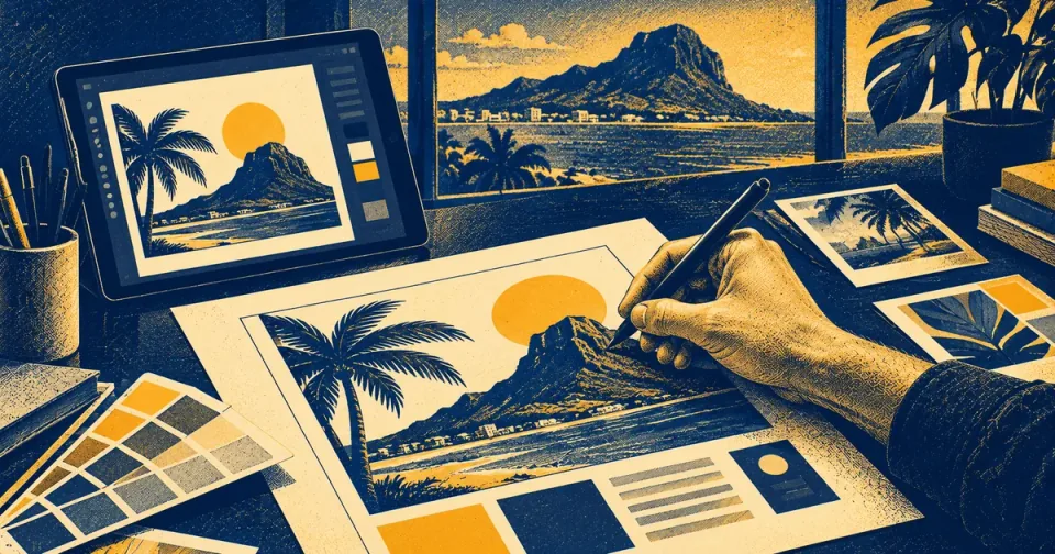 Services de design graphique à Maurice : interne vs agence vs freelance