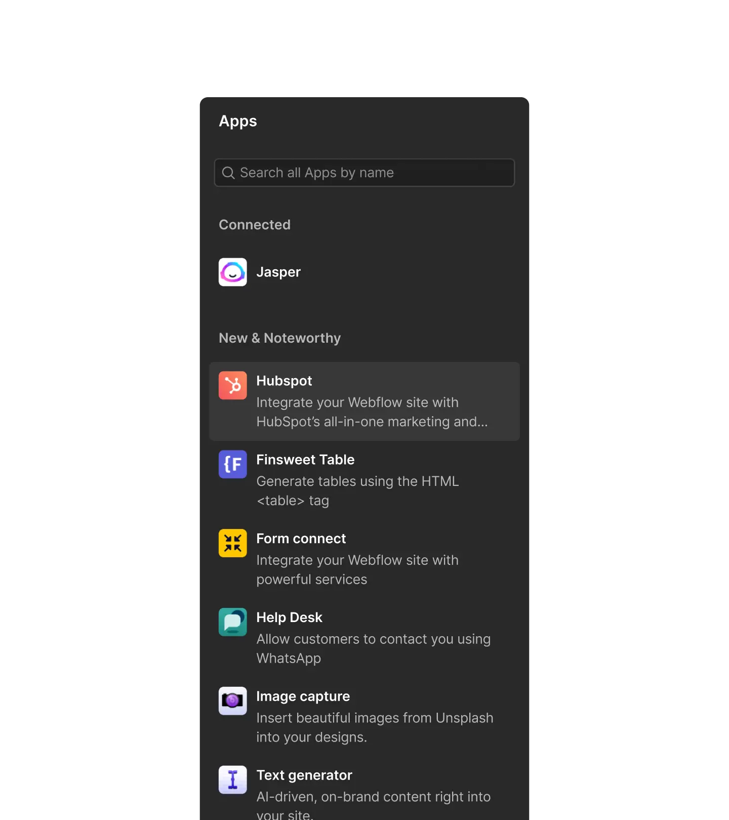 واجهات Webflow API والتكاملات مع أطراف ثالثة