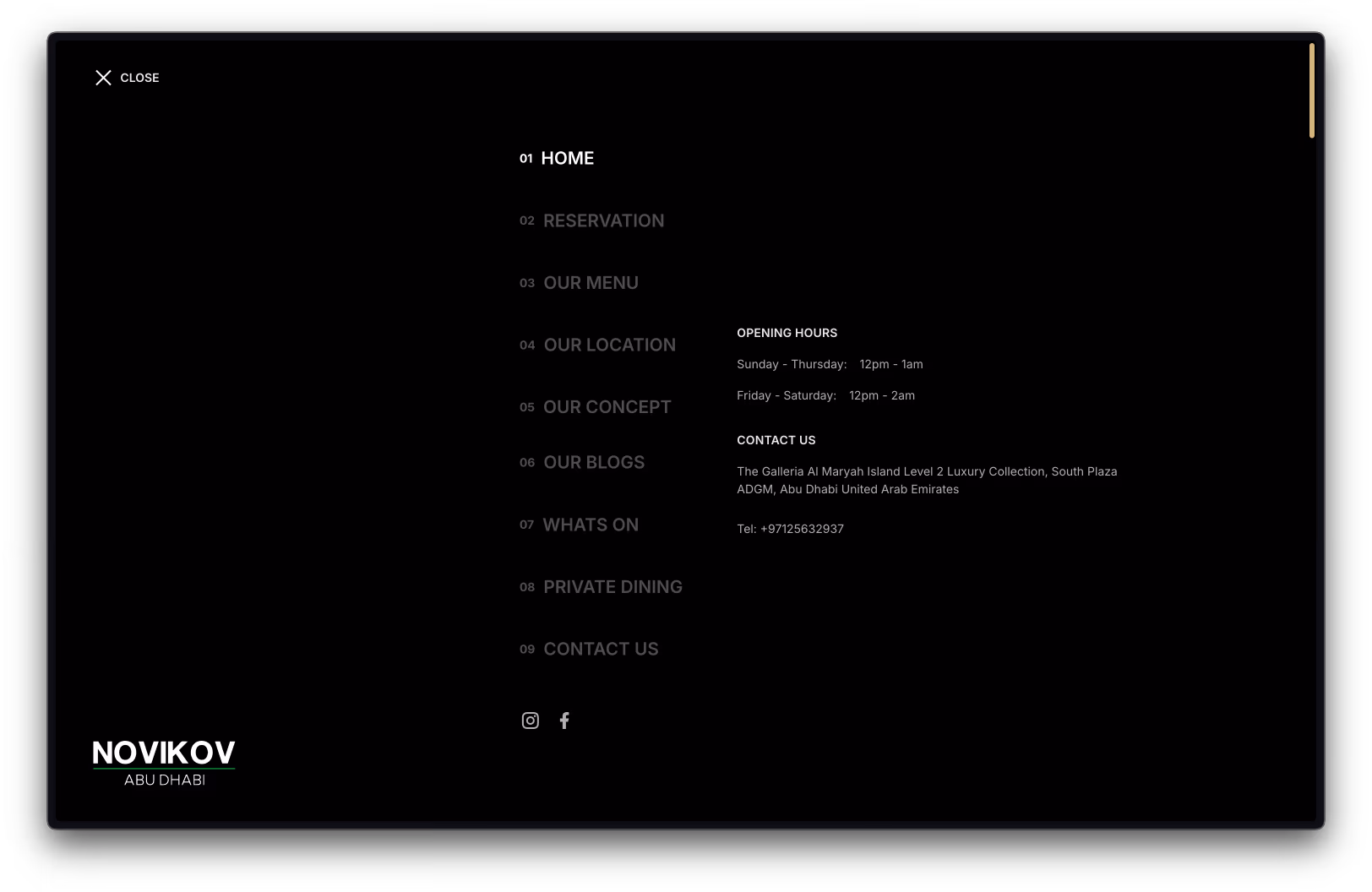 الضيافة website project image 17