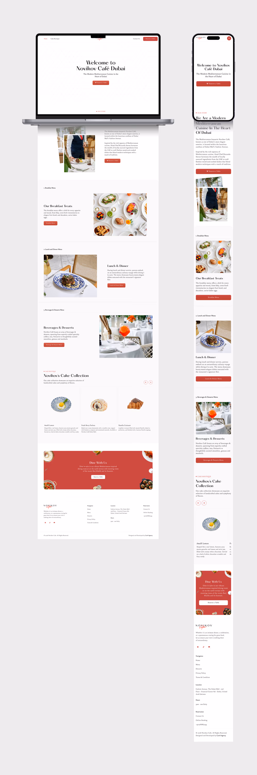 الضيافة website project image 7