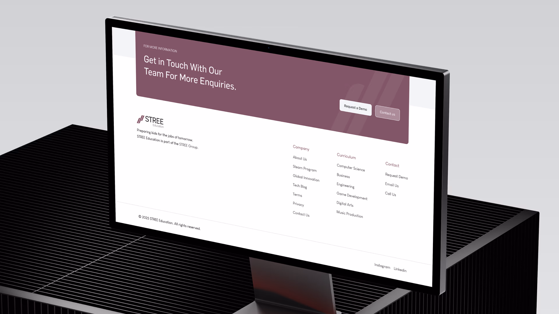 Education website project image 13