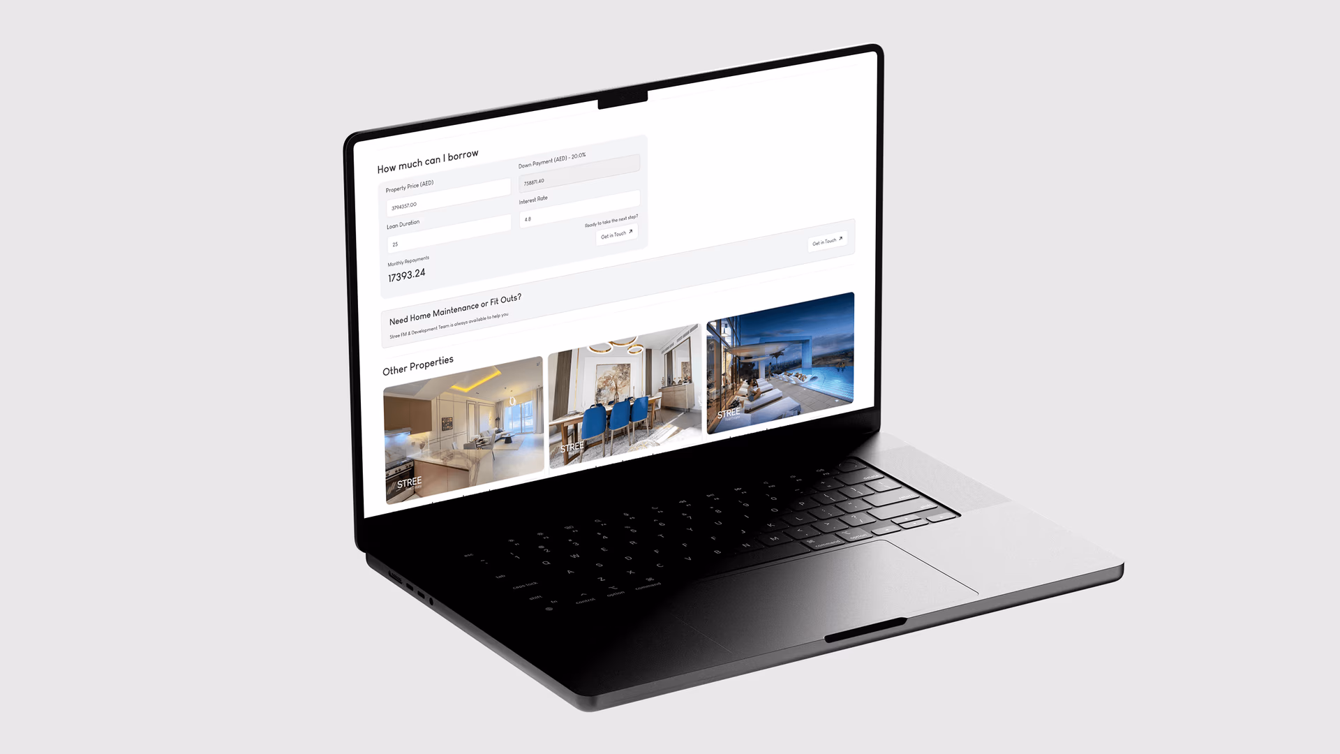 Real Estate website project image 14