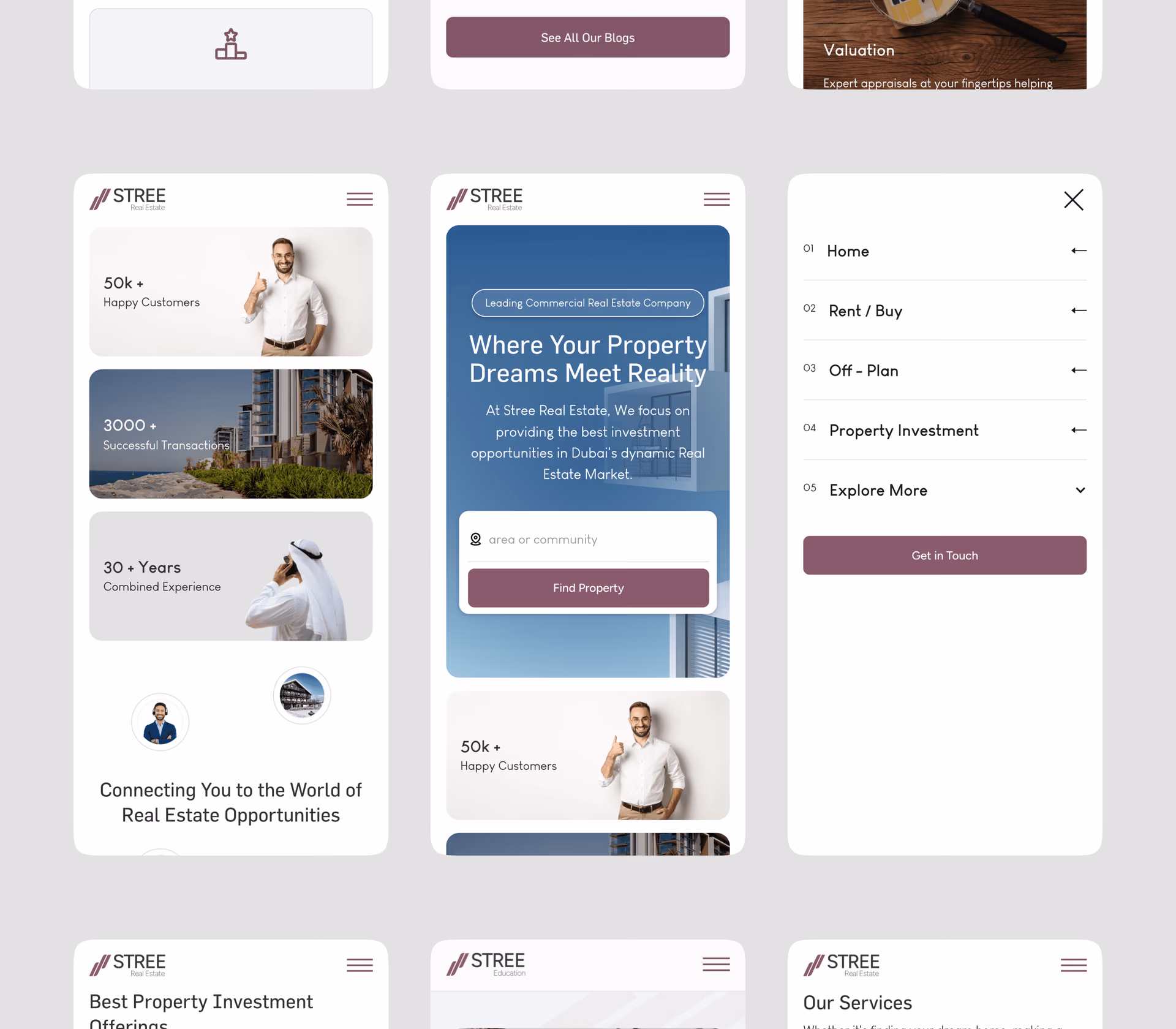 Real Estate website project image 9