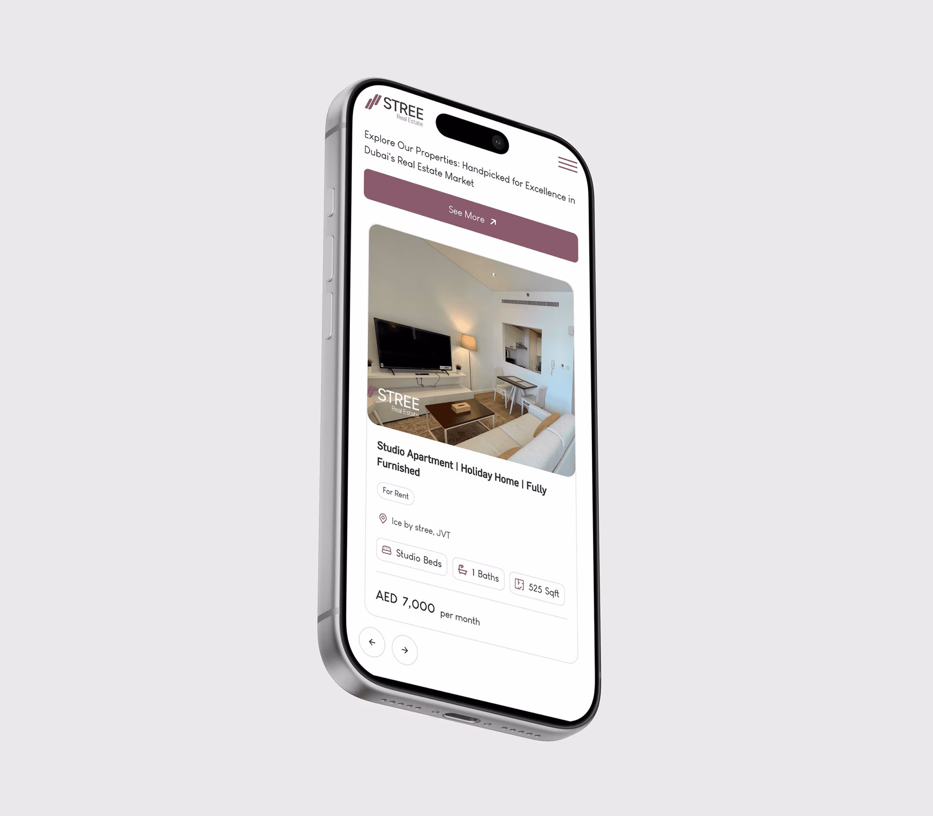 Real Estate website project image 6