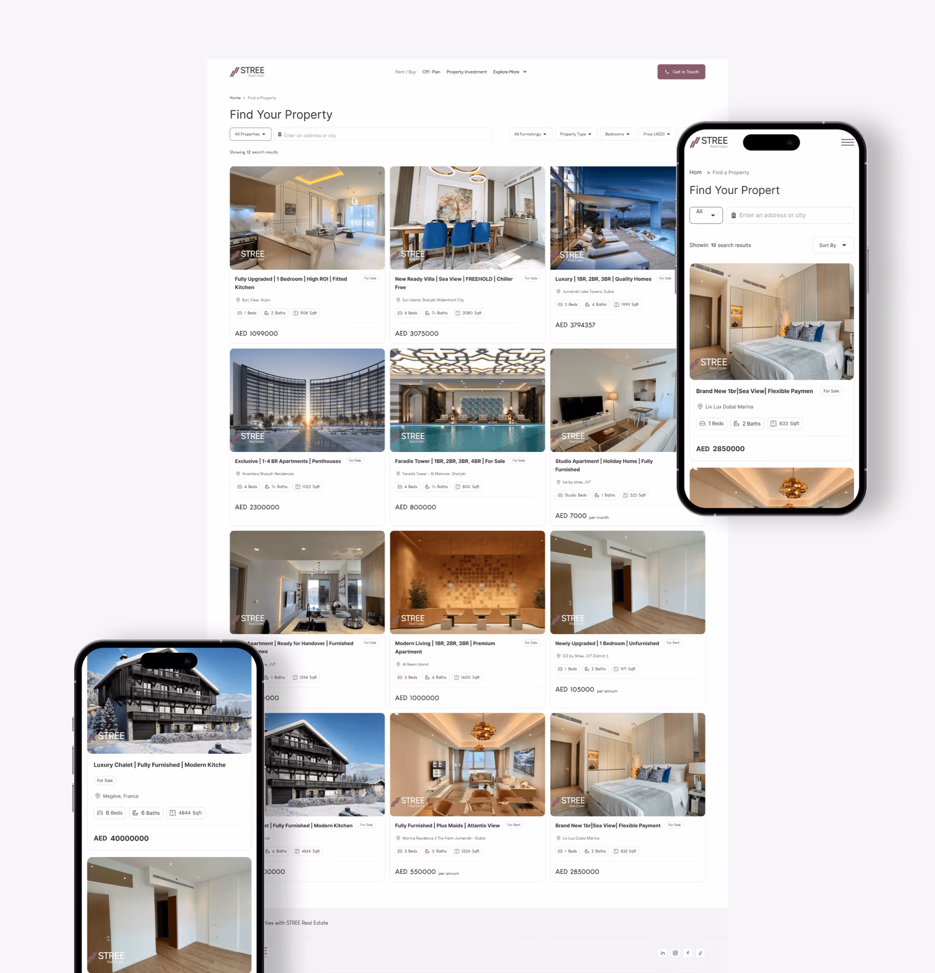 Real Estate website project image 11