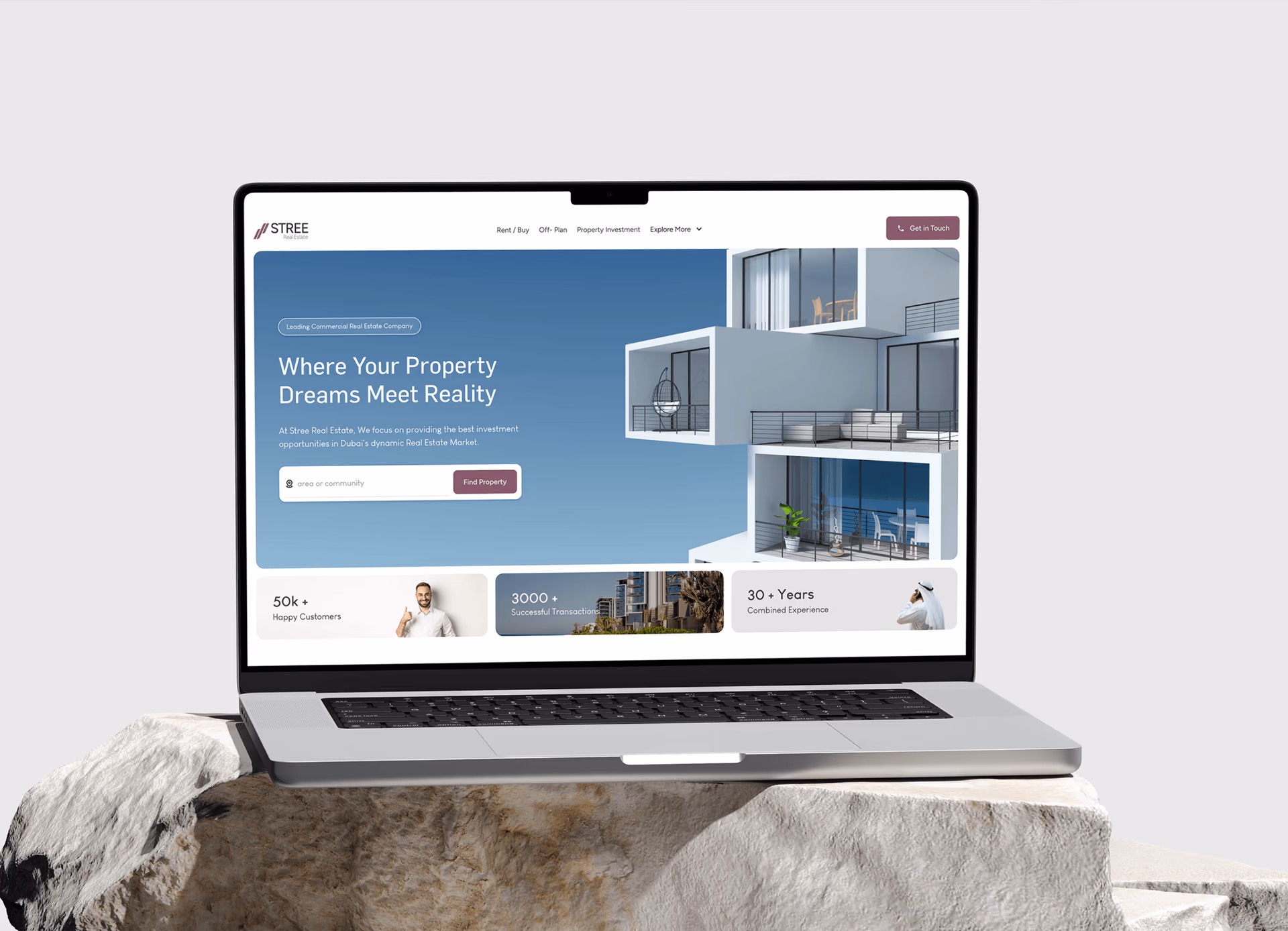 Real Estate website project image 8